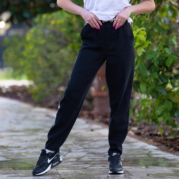 New Casual Women Pants, Premium Joggers, Soft Pants, Lounge Pants Rhinestones - Picture 5 of 10